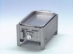 GasGrill   1 flammig  Rost und Pfanne   (ECO-Tech-Barbeque)